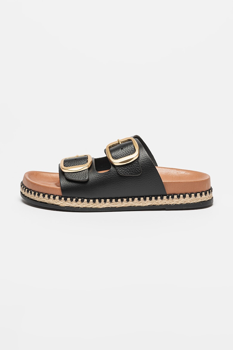 Steve Madden Papuci de piele cu catarama - Pled.ro