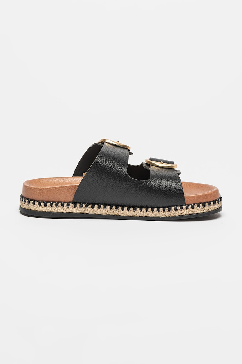 Steve Madden Papuci de piele cu catarama - Pled.ro