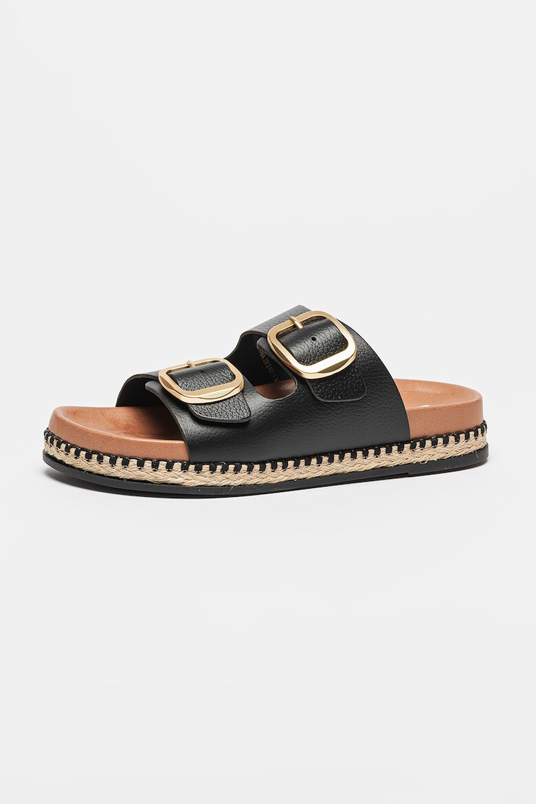 Steve Madden Papuci de piele cu catarama - Pled.ro