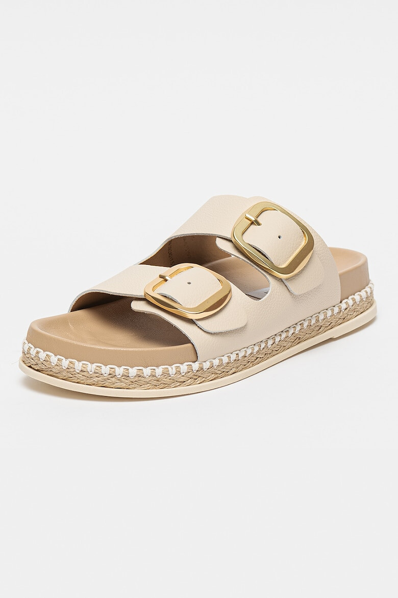 Steve Madden Papuci de piele cu catarama - Pled.ro