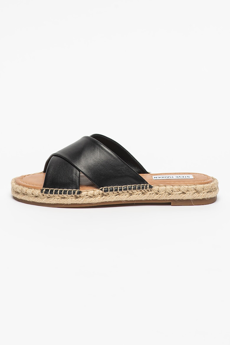 Steve Madden Papuci tip espadrile de piele Zapper - Pled.ro