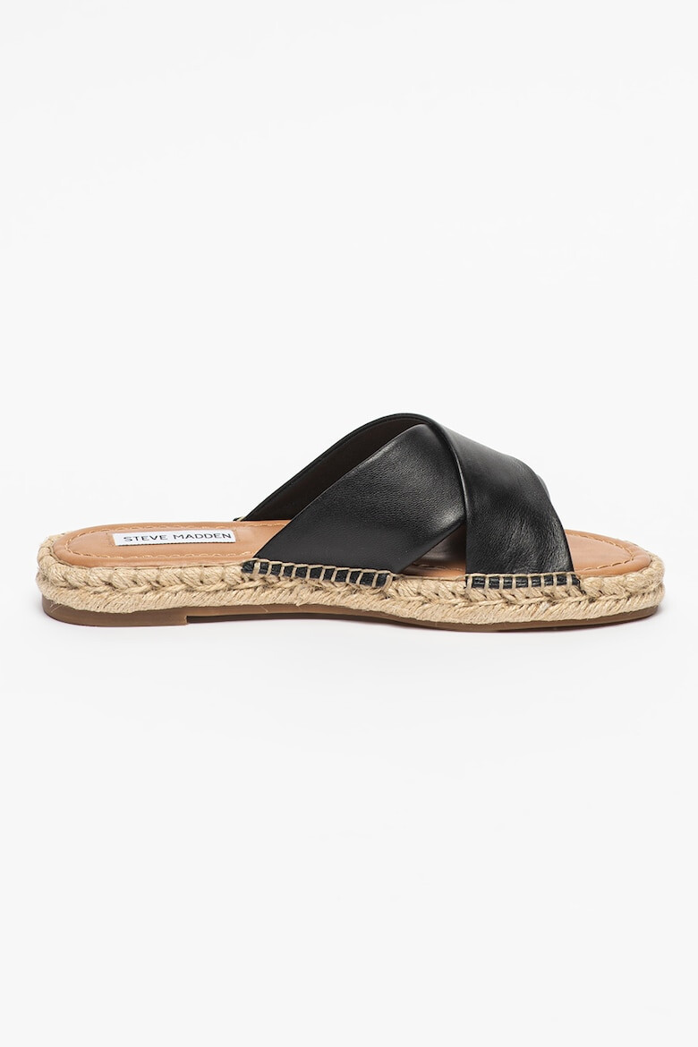 Steve Madden Papuci tip espadrile de piele Zapper - Pled.ro