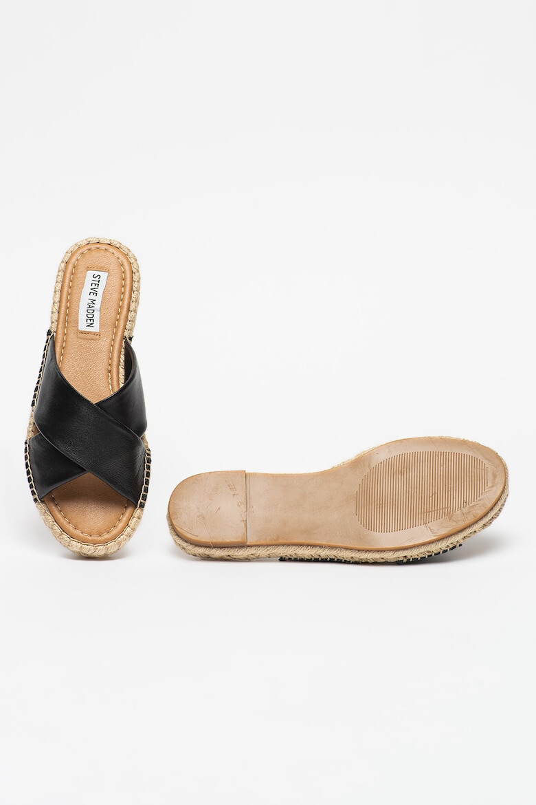 Steve Madden Papuci tip espadrile de piele Zapper - Pled.ro