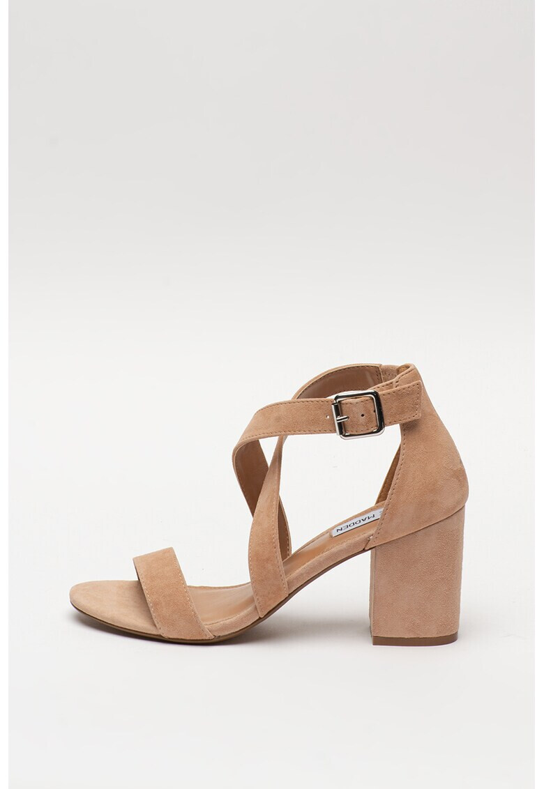 Steve Madden Sandale de piele intoarsa cu barete incrucisate Mood - Pled.ro