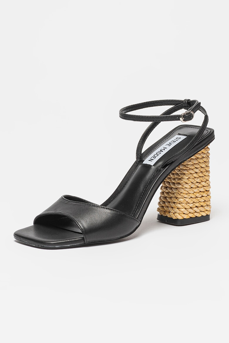 Steve Madden Sandale din piele cu toc masiv Rozlyn - Pled.ro