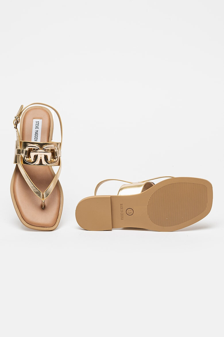 Steve Madden Sandale din piele ecologica cu bareta separatoare Genie - Pled.ro