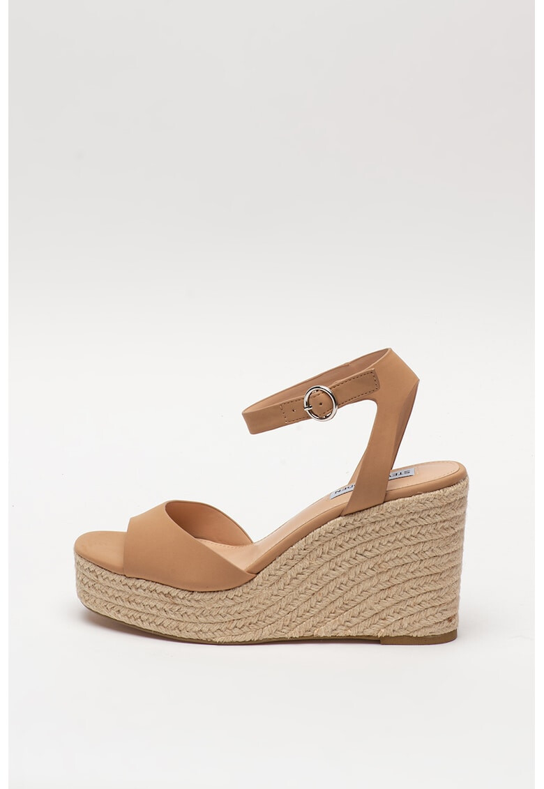 Steve Madden Sandale tip espadrile de piele nabuc Valli - Pled.ro