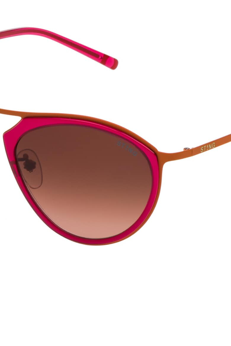 STING Ochelari de soare unisex ovali colorblock - Pled.ro