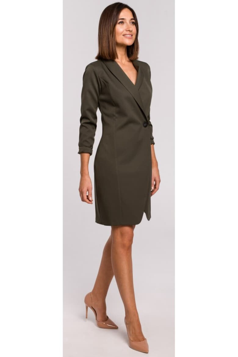 Style Rochie blazer Poliester Alb - Pled.ro