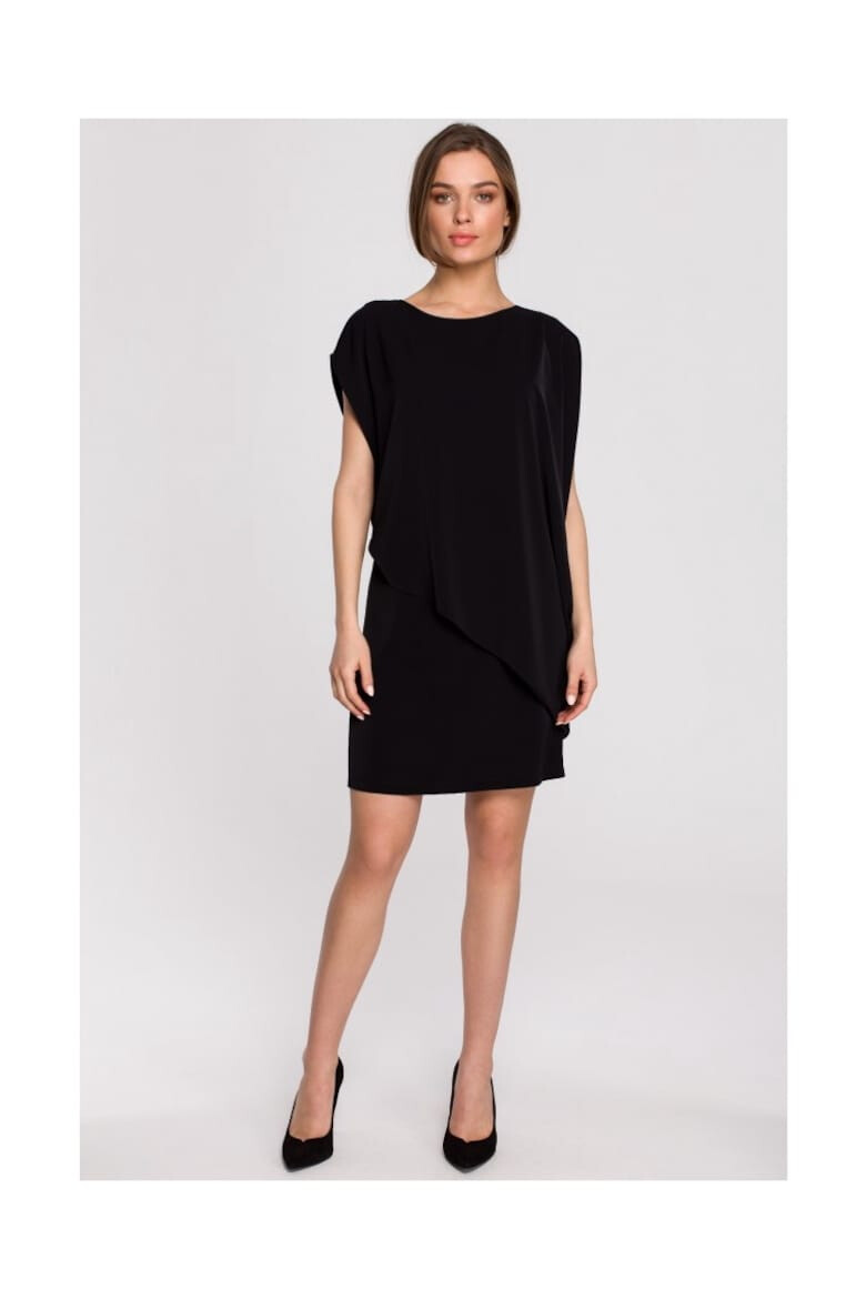 Style Rochie dama Poliester/Elastan Negru. - Pled.ro