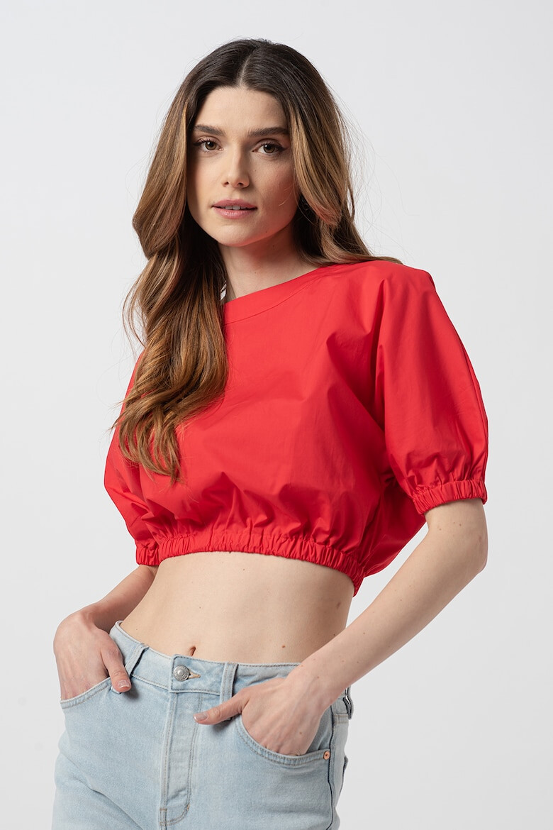 Sundek Bluza crop cu terminatie elastica Daydream - Pled.ro