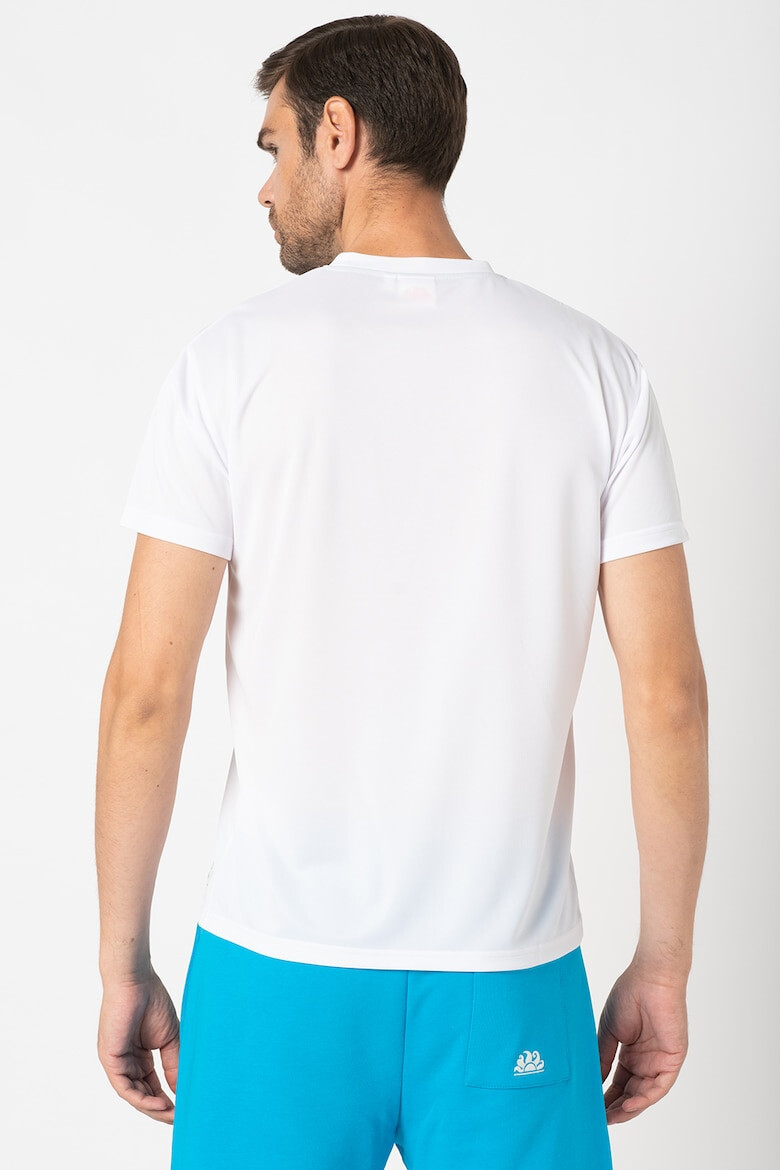 Sundek Tricou cu decolteu la baza gatului si imprimeu logo cu Dri-Fit - Pled.ro