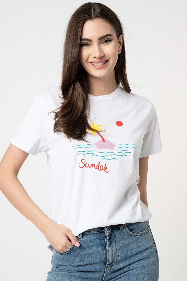 Sundek Tricou cu imprimeu logo Kamoku - Pled.ro