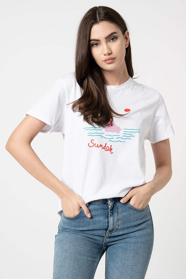 Sundek Tricou cu imprimeu logo Kamoku - Pled.ro