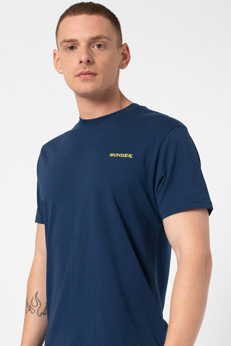 Sundek Tricou de bumbac cu logo Brock - Pled.ro