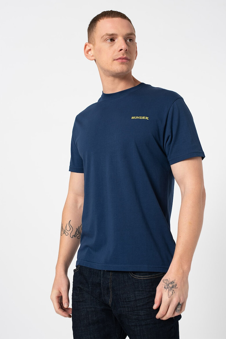 Sundek Tricou de bumbac cu logo Brock - Pled.ro