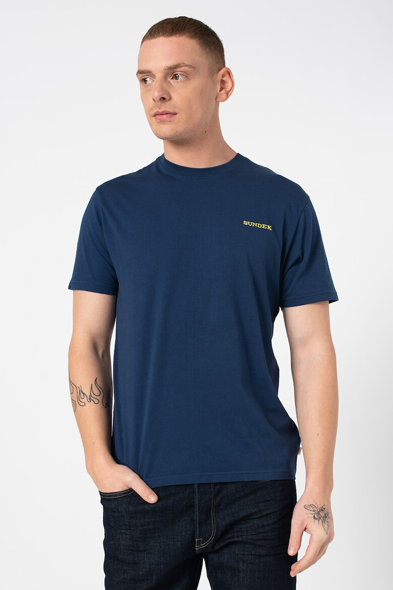 Sundek Tricou de bumbac cu logo Brock - Pled.ro