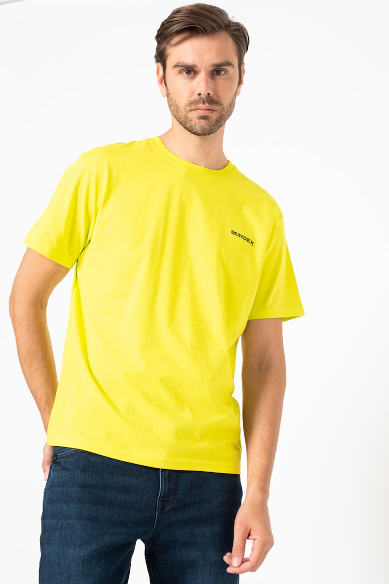 Sundek Tricou de bumbac cu logo Brock - Pled.ro