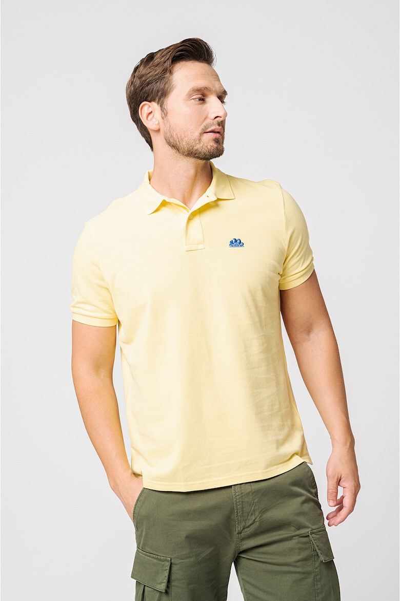 Sundek Tricou polo cu detaliu logo brodat pe piept Chadwick - Pled.ro