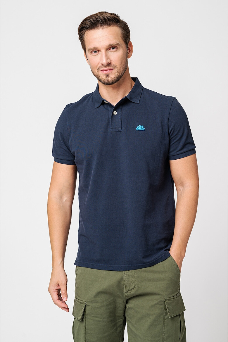 Sundek Tricou polo cu detaliu logo brodat pe piept Chadwick - Pled.ro