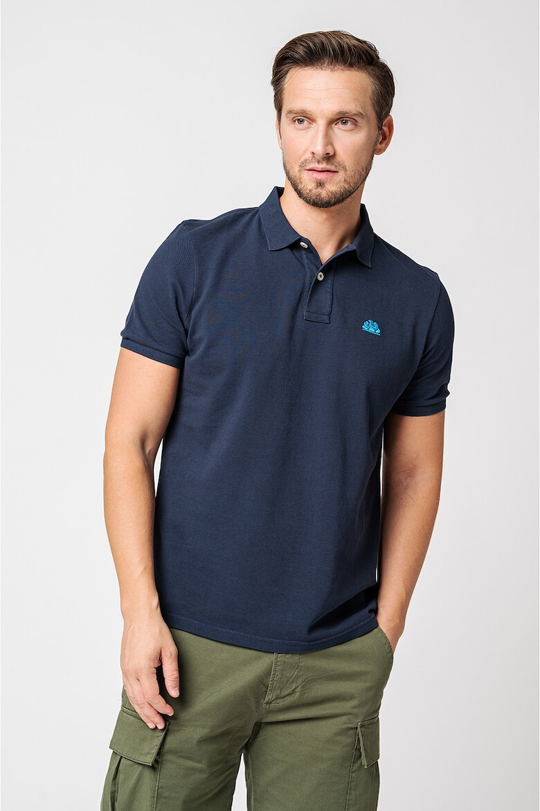 Sundek Tricou polo cu detaliu logo brodat pe piept Chadwick - Pled.ro