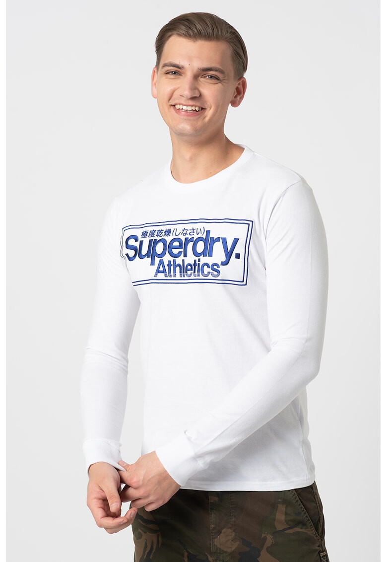 SUPERDRY Bluza cu broderie logo supradimensionata - Pled.ro