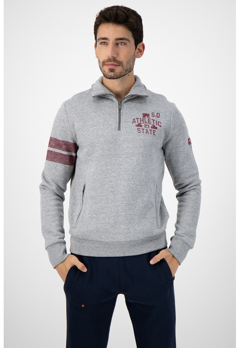 SUPERDRY Bluza sport cu fenta cu fermoar - Pled.ro