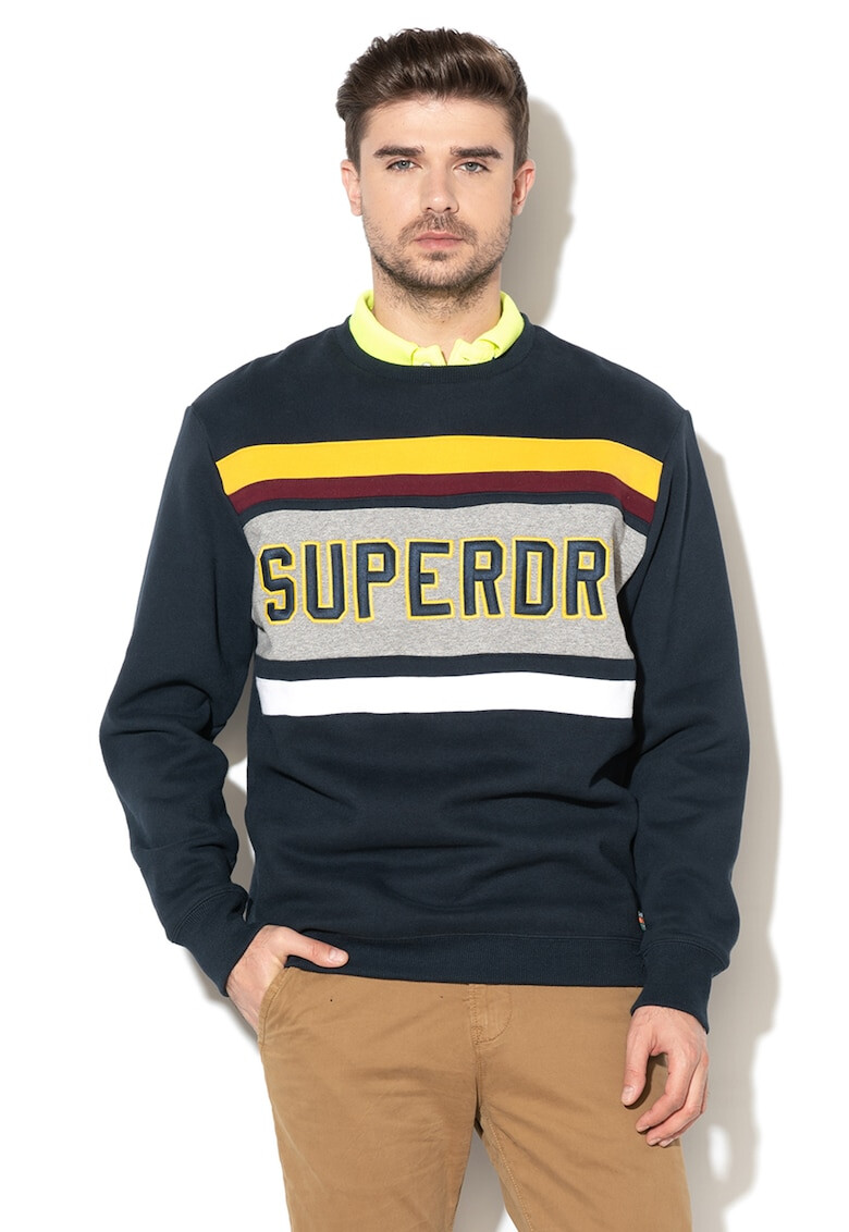 SUPERDRY Bluza sport supradimensionata cu captuseala din fleece - Pled.ro