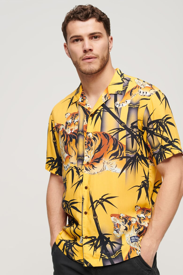 SUPERDRY Camasa de modal Hawaiian Resort - Pled.ro