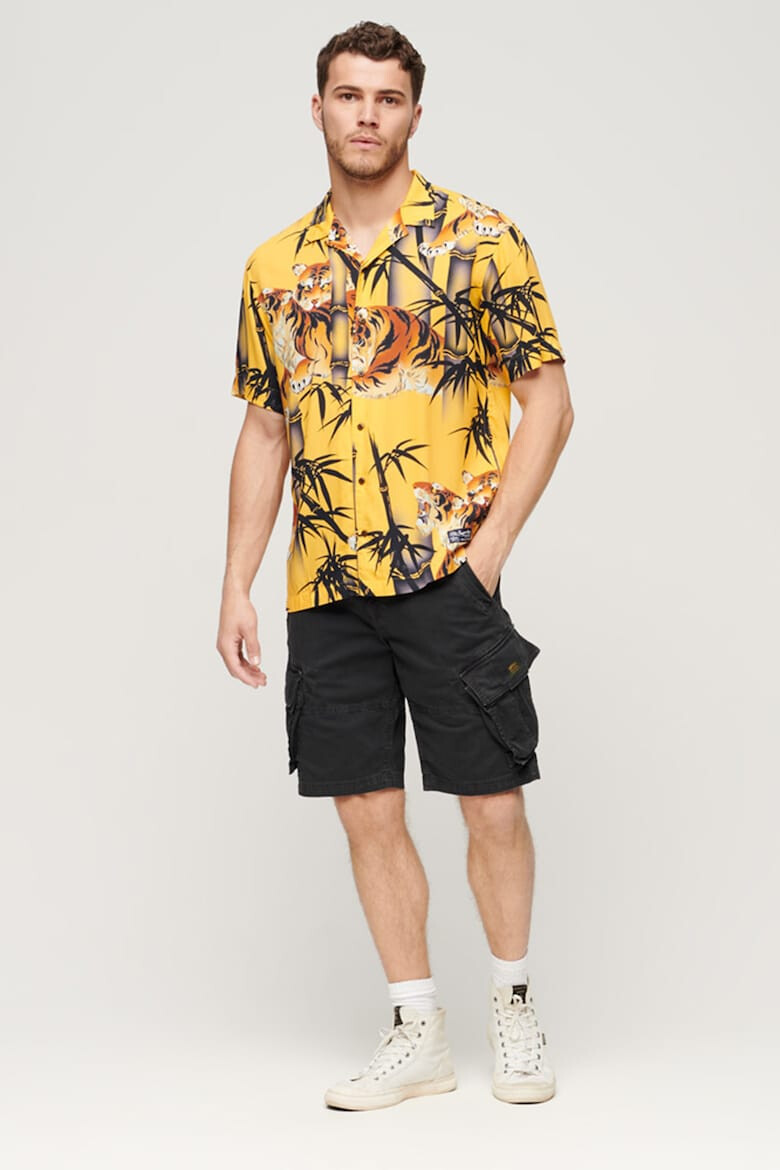 SUPERDRY Camasa de modal Hawaiian Resort - Pled.ro