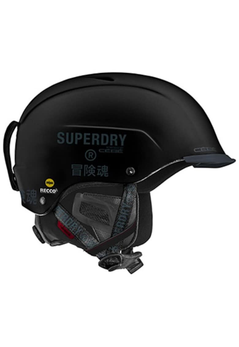 SUPERDRY Casca ski Contest Visor Ultimate Matt Black - Pled.ro