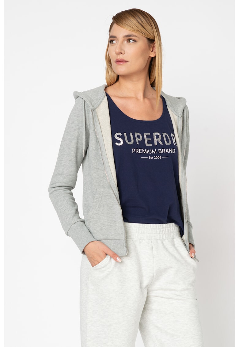 SUPERDRY Hanorac cu broderie logo pe piept - Pled.ro