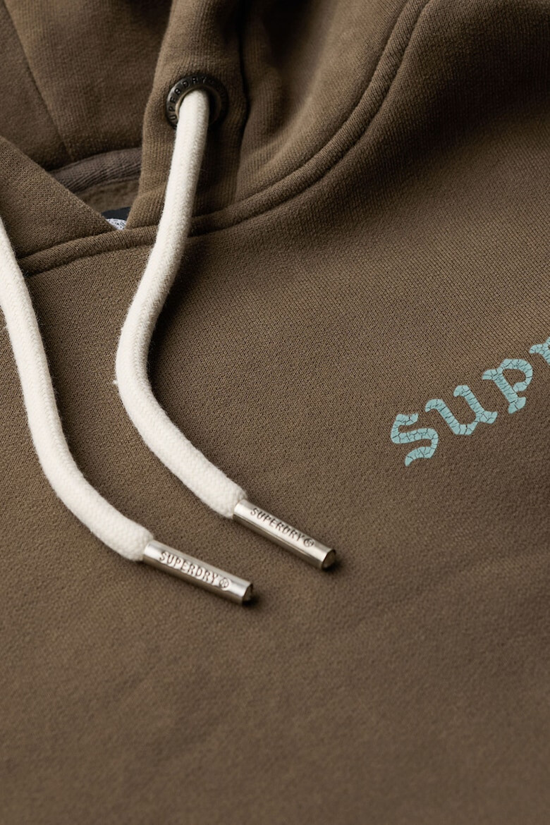 SUPERDRY Hanorac din amestec de bumbac cu buzunar kangaroo - Pled.ro