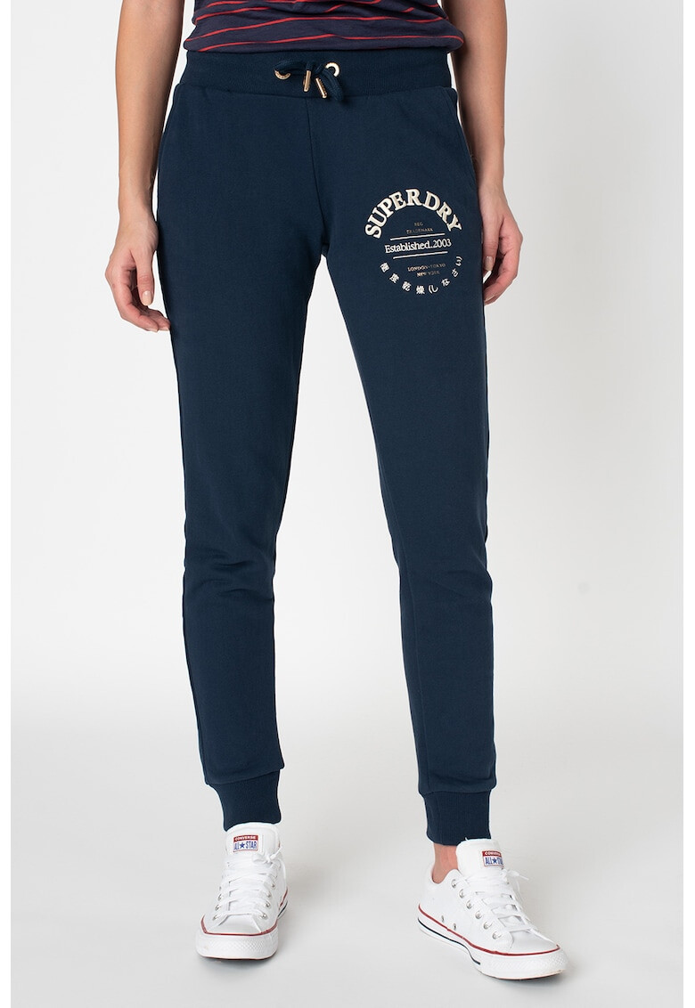 SUPERDRY Pantaloni sport cu broderie logo - Pled.ro