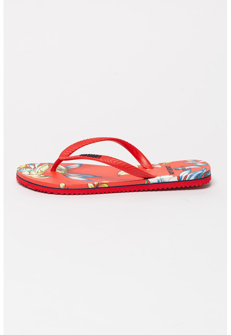 SUPERDRY Papuci flip-flop cu bareta cu aspect texturat Classic Vintage - Pled.ro