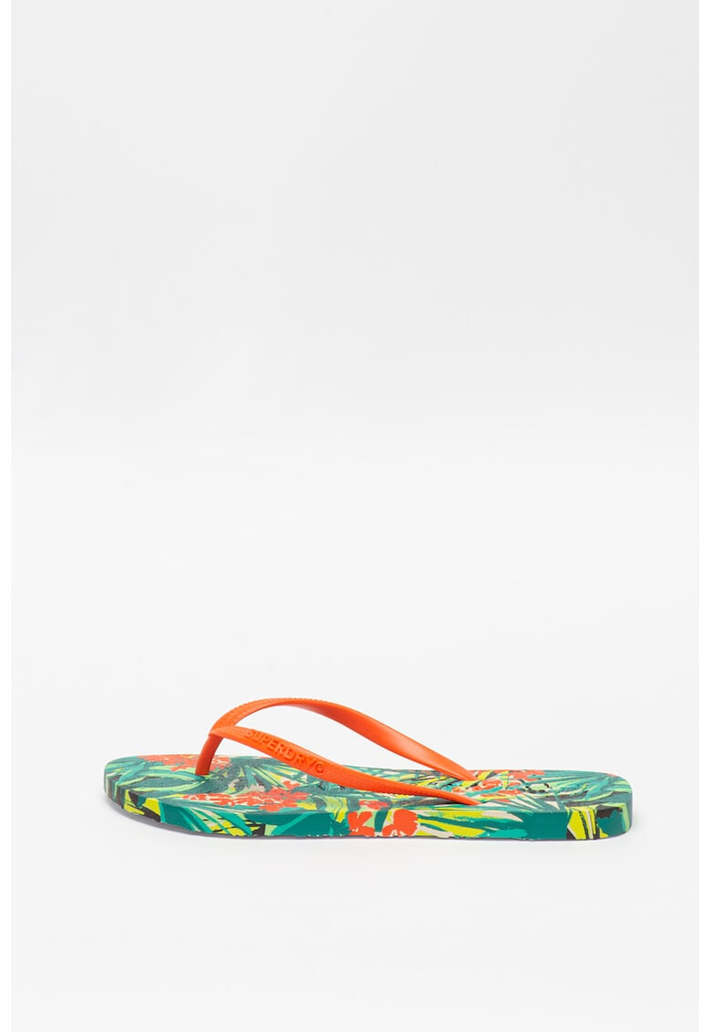 SUPERDRY Papuci flip-flop cu imprimeu Super Sleek - Pled.ro