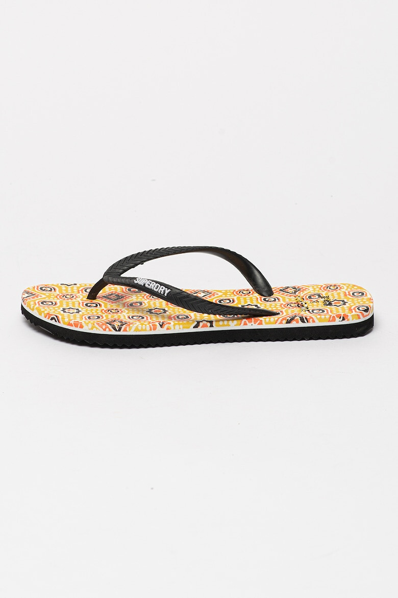 SUPERDRY Papuci flip-flop cu logo in relief Classic Vintage - Pled.ro