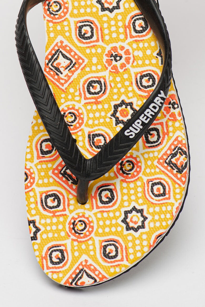 SUPERDRY Papuci flip-flop cu logo in relief Classic Vintage - Pled.ro