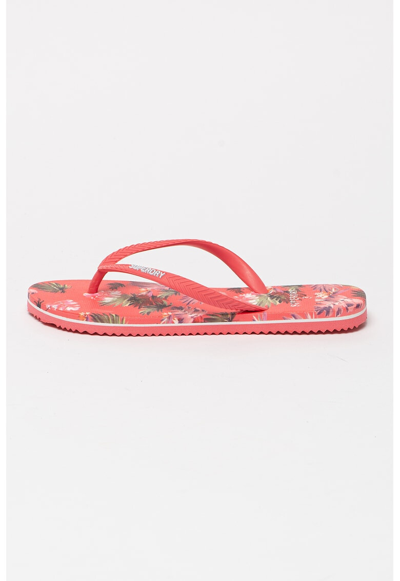 SUPERDRY Papuci flip-flop cu logo in relief Classic Vintage - Pled.ro