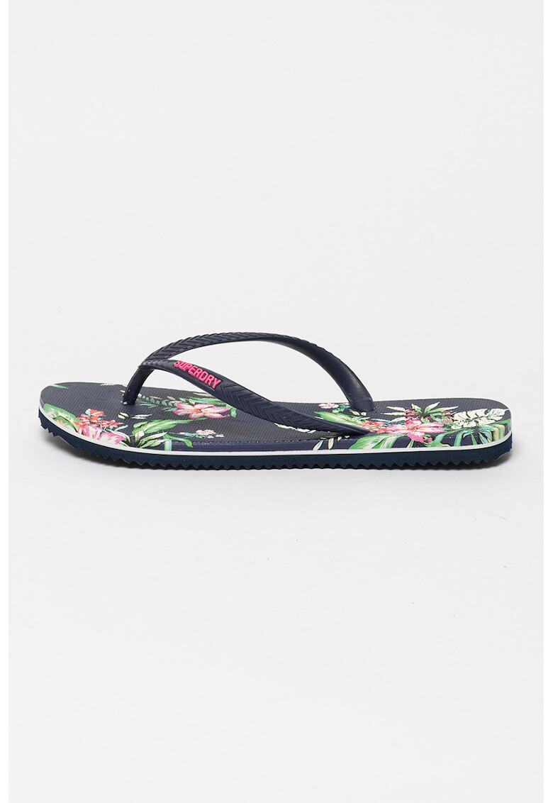 SUPERDRY Papuci flip-flop cu logo in relief Classic Vintage - Pled.ro