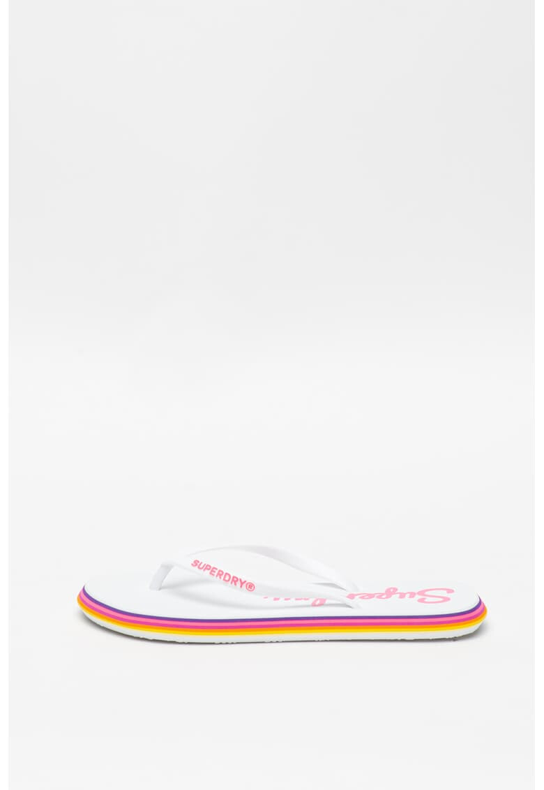 SUPERDRY Papuci flip-flop cu logo si bareta separatoare - Pled.ro