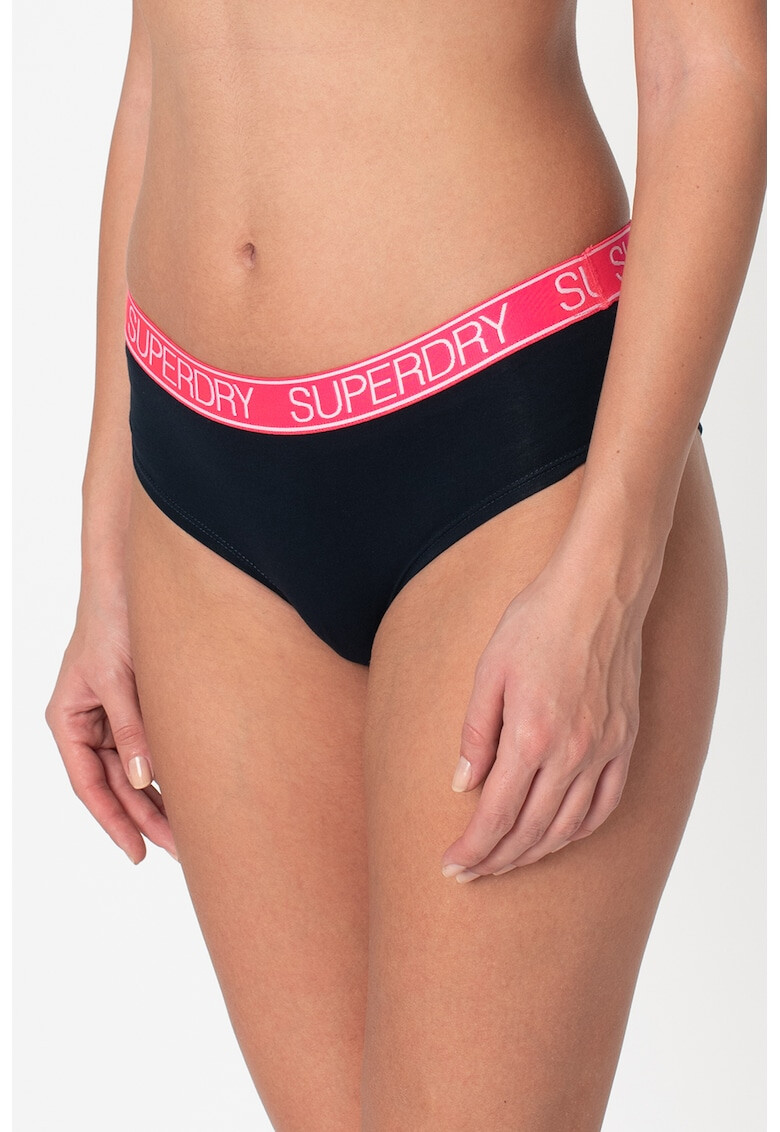 SUPERDRY Set de chiloti cu banda logo - 2 perechi - Pled.ro