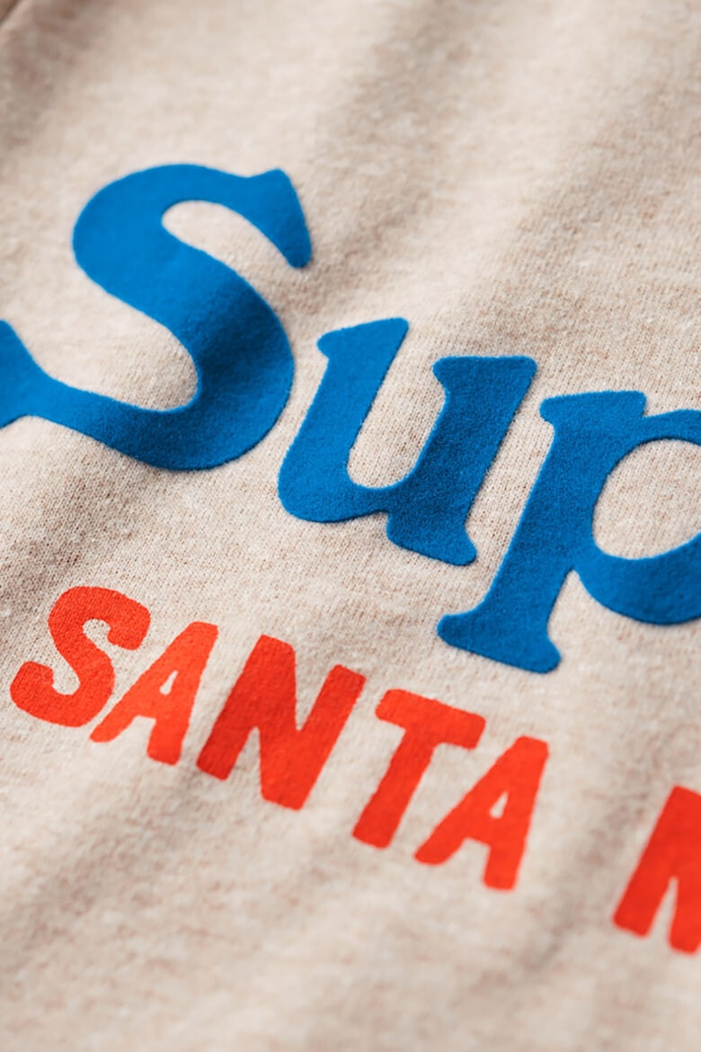 SUPERDRY Tricou cu decolteu la baza gatului si imprimeu logo - Pled.ro