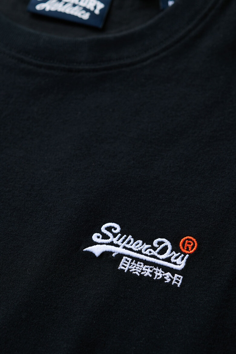 SUPERDRY Tricou cu decolteu la baza gatului si logo - Pled.ro