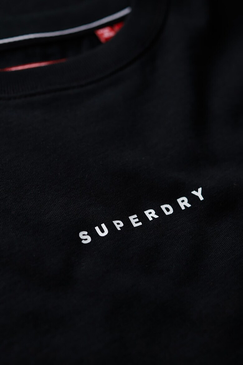 SUPERDRY Tricou cu decolteu la baza gatului si maneci cazute - Pled.ro