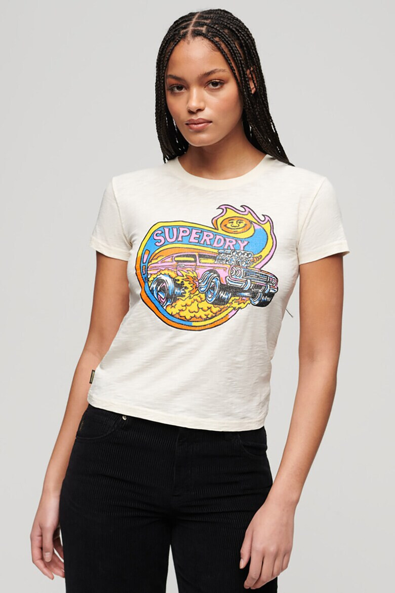 SUPERDRY Tricou cu imprimeu grafic - Pled.ro