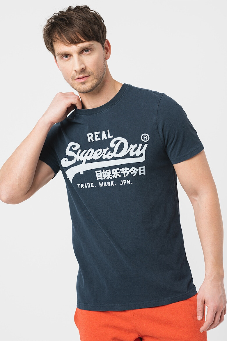 SUPERDRY Tricou din bumbac cu imprimeu logo Vintage - Pled.ro