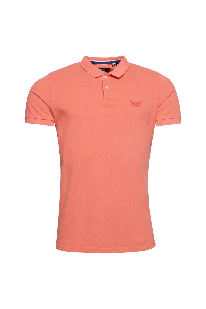 SUPERDRY Tricou polo cu broderie logo Destroy - Pled.ro