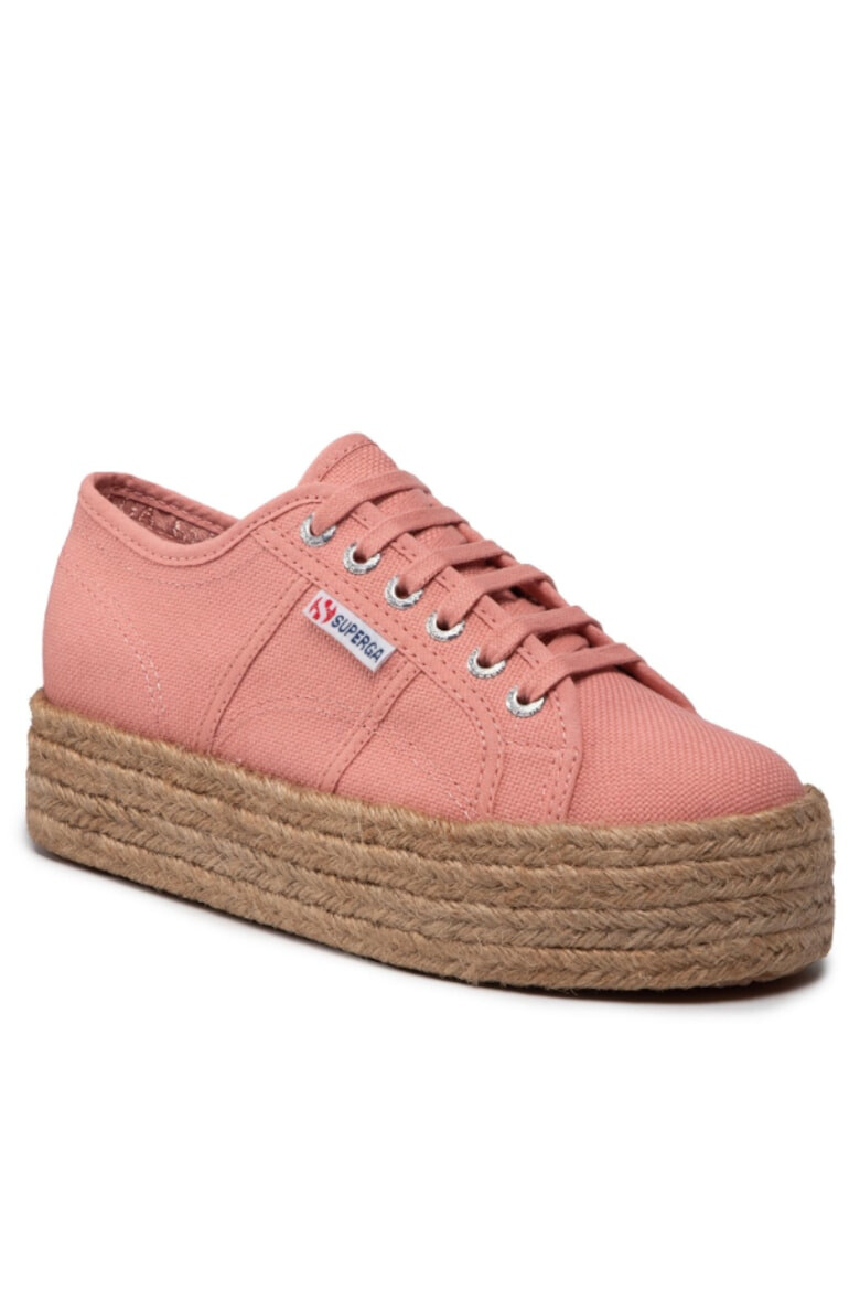 Superga Espadrile dama Textil Roz 406588 - Pled.ro