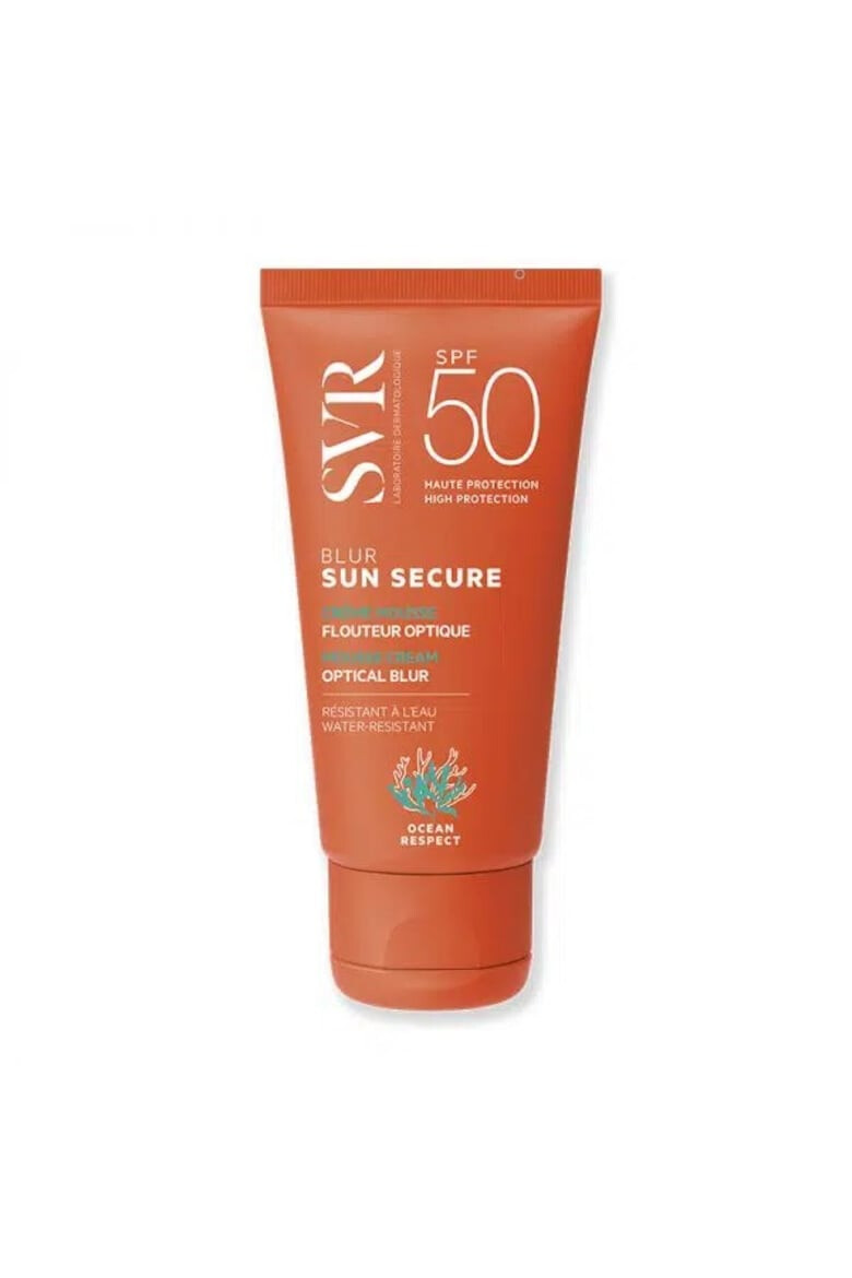 SVR Crema spuma pentru protectie solara fara parfum Sun Secure Blur SPF 50+ 50 ml - Pled.ro